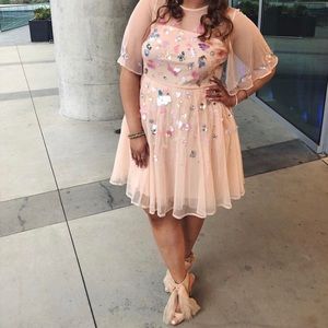 ASOS Pink Sparkle Dress